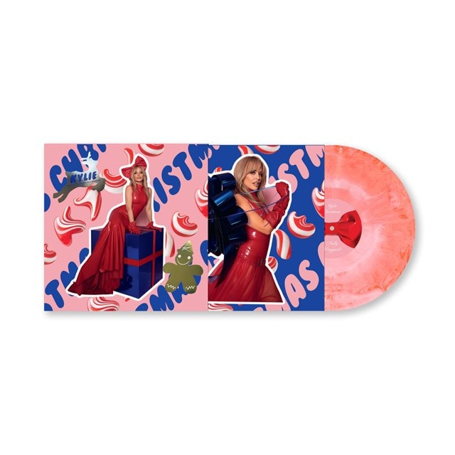 Kylie Christmas (Fully Wrapped) - Limited Edition Pink Marble Vinyl - 3