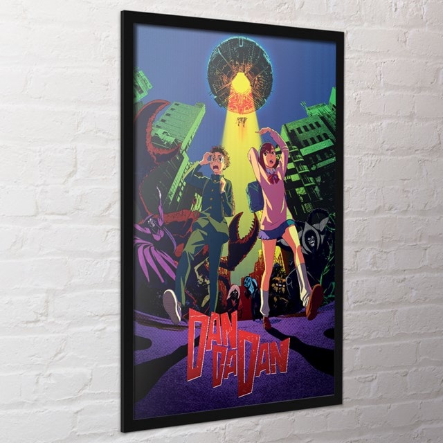 Spaceship Dandadan 60cm x 90cm Framed Maxi Poster | Wall Art