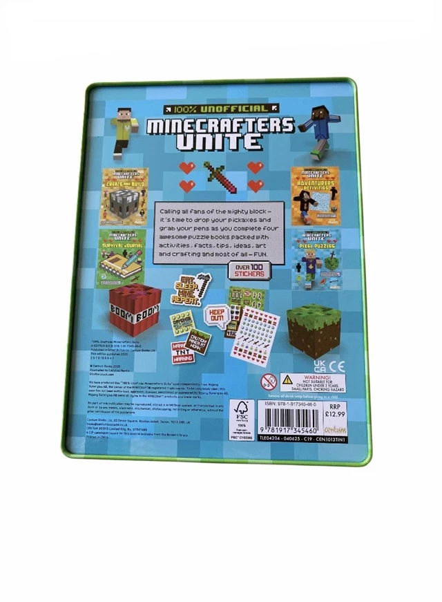 Minecrafters Unite Tin Of Books - 5