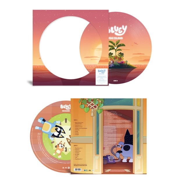 Bluey: Rug Island (hmv Exclusive) Picture Disc - 1