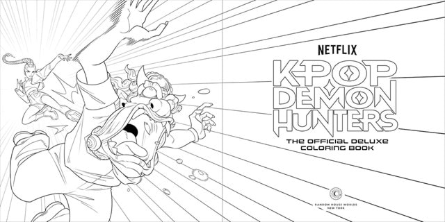 KPop Demon Hunters: The Official Deluxe Colouring Book - 2