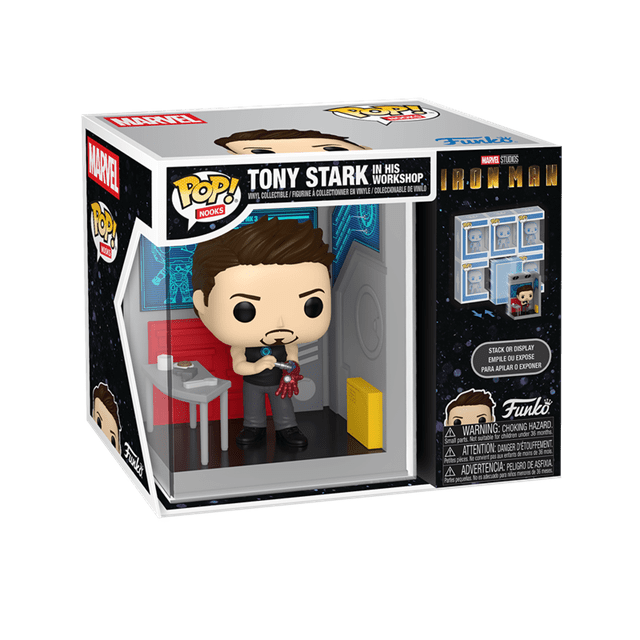 Tony Stark In His Workshop Iron Man Funko Pop Vinyl Nooks - 2