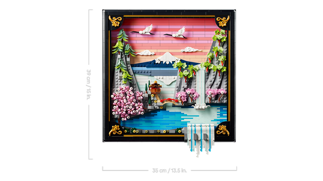Japanese Cherry Blossom Landscape LEGO - 5