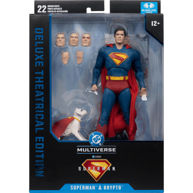 Superman With Krypto The Superdog Superman 2025 McFarlane Figurine - 6