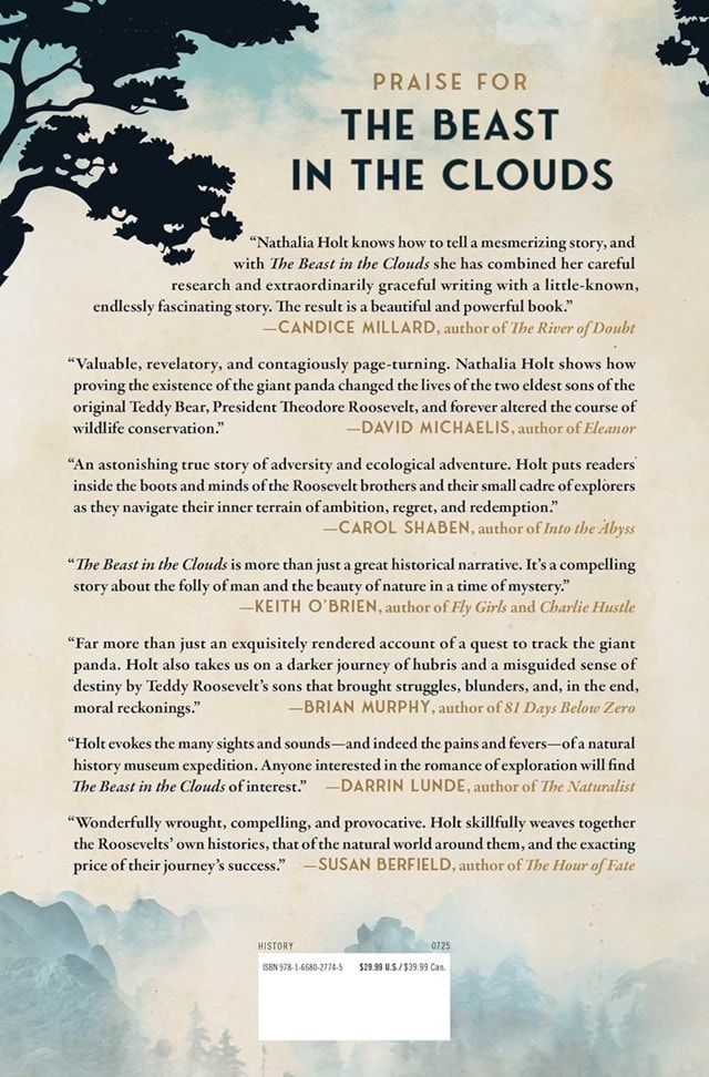 The Beast In The Clouds Hardback By Nathalia Holt - 2