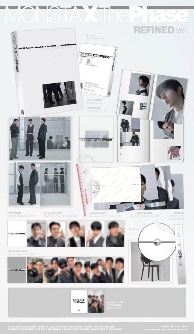 MONSTA X - The Phase (Refined Ver.) [UK Edition] - 2