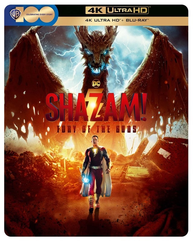 Blu Ray Shazam! Fury Of The Gods 4K Ultra Hd Steelbook - ¡Shazam