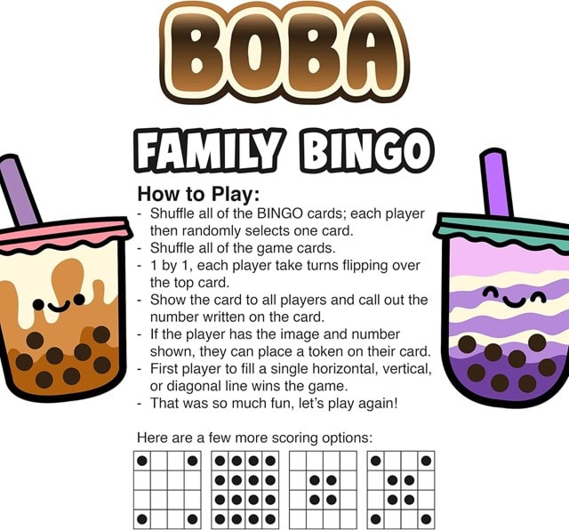 Boba Bingo Deck Card Game - 3