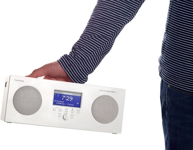 Tivoli Audio Music System 3+ White Bluetooth Speaker with DAB+ & FM Radio - 5