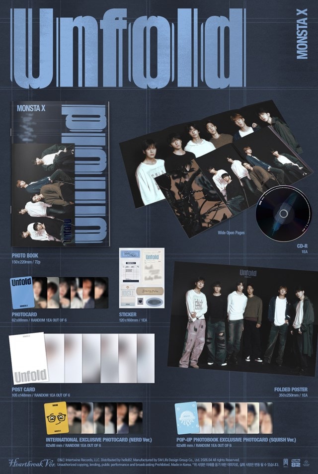 MONSTA X - Unfold (Heartbreak Ver.) [POP-UP Exclusive] - 2