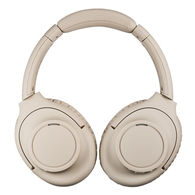 Audio Technica ATH-S300BT Beige Hybrid Active Noise Cancelling Bluetooth Headphones - 2