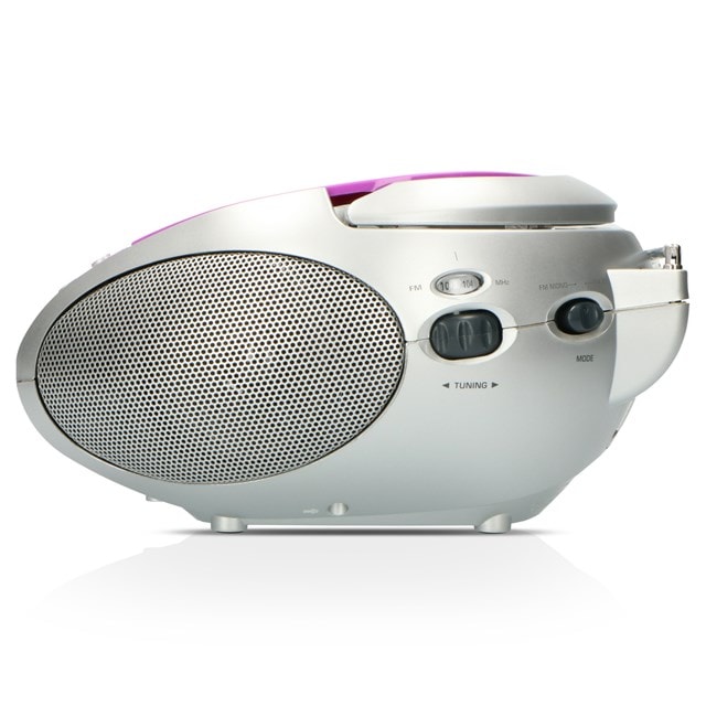 Lenco SCD-24 Purple CD Player with FM Radio - 7
