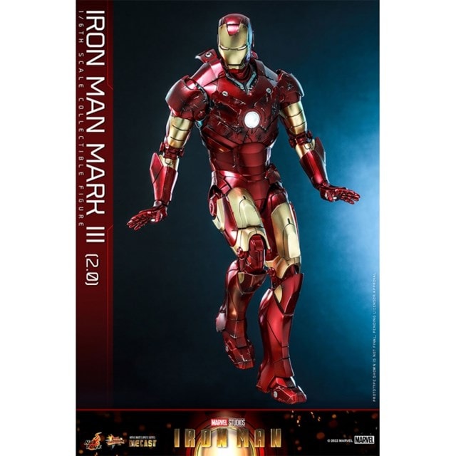 1:6 Iron Man Mark III (2.0) Hot Toys Figurine - 4