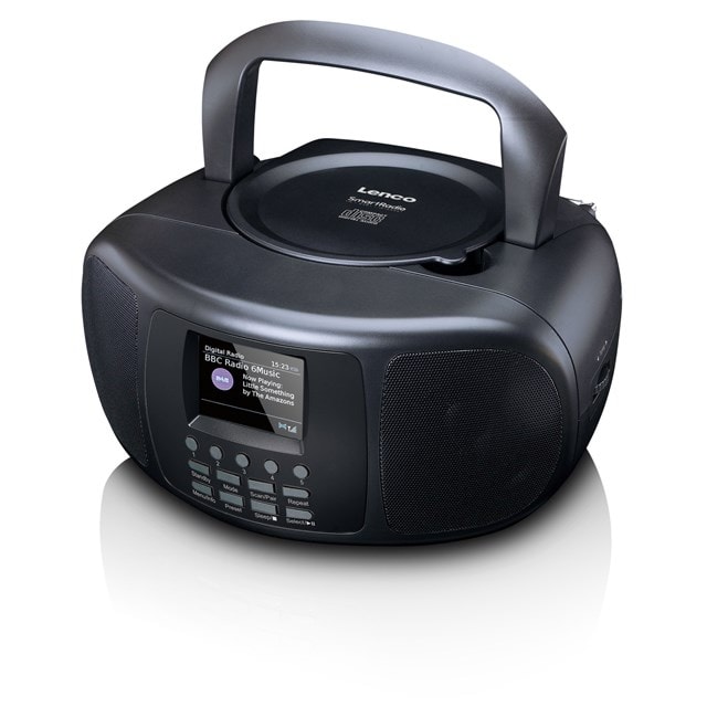 Lenco SCD-6000BK Black Bluetooth CD Player with DAB+/FM & Internet Radio - 10