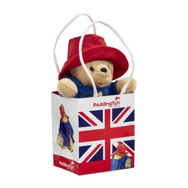 Classic Paddington Bear in Union Jack Bag Plush - 2