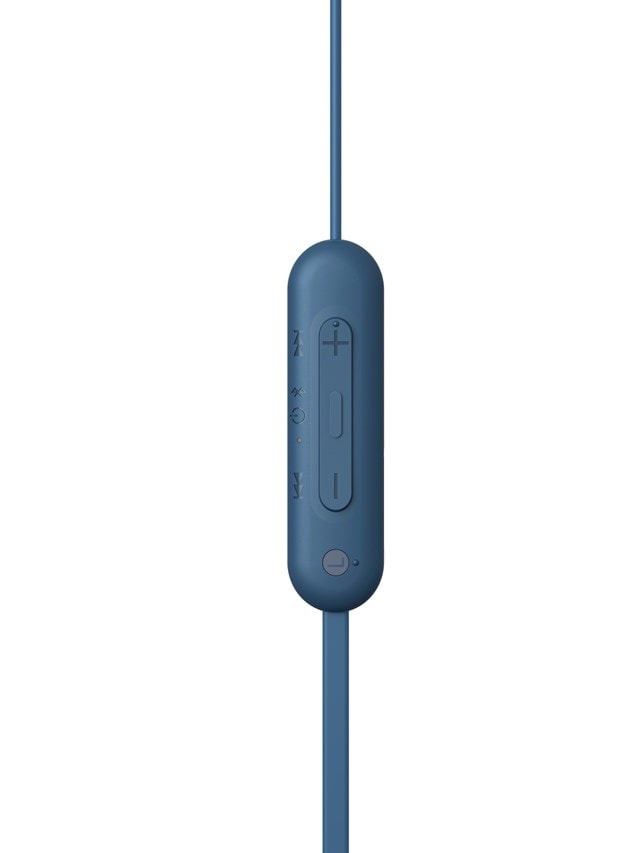 Sony WI-C100 Blue Bluetooth Earphones - 3