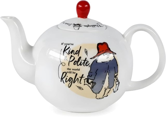 Paddington Bear If You Are Kind & Polite Art Group Gifting Tea Pot - 1