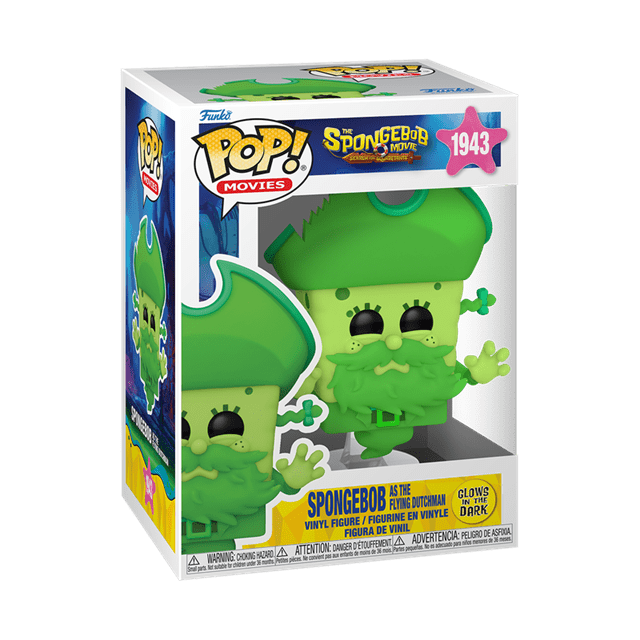 Glow In The Dark SpongeBob As The Flying Dutchman 1943 Search For SquarePants Funko Pop Vinyl - 3