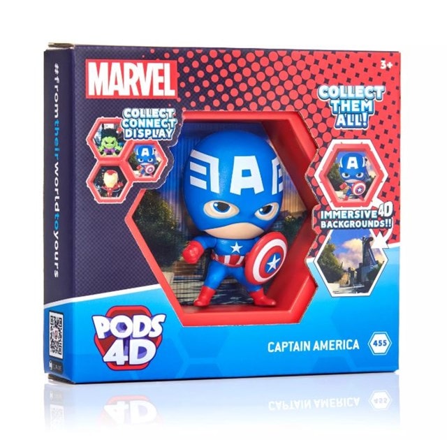 Captain America Marvel Pod 4D Collector Figure - 2