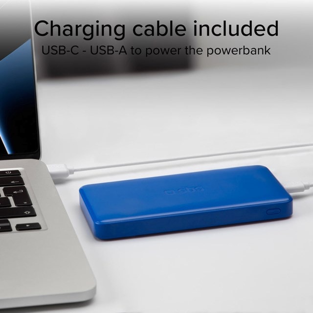 SBS 10W Light Blue 10000mAh Power Bank - 7