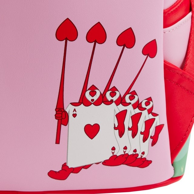 Painting The Roses Red Mini Backpack: Alice In Wonderland Loungefly - 3
