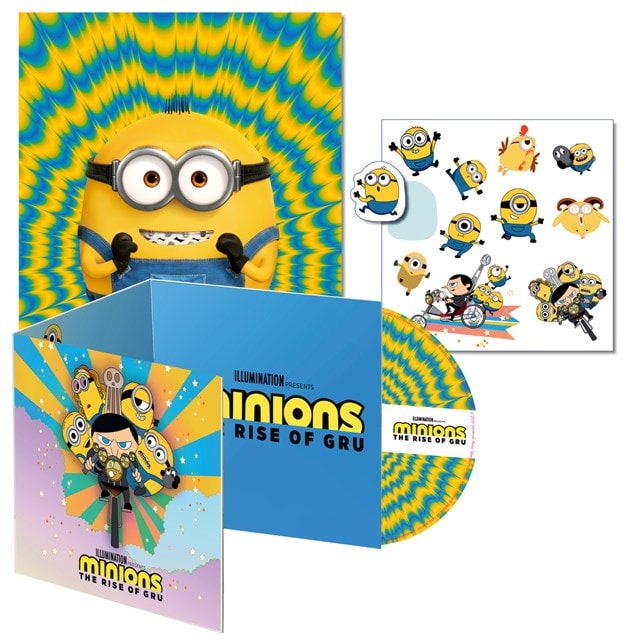 Minions: The Rise of Gru (hmv Exclusive) CD, Sticker Sheet + Poster - 1