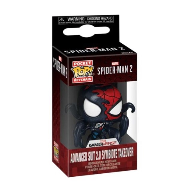 Advanced Suit 2.0 Symbiote Takeover Spider-Man 2 Gamerverse Pop Vinyl Keychain - 2