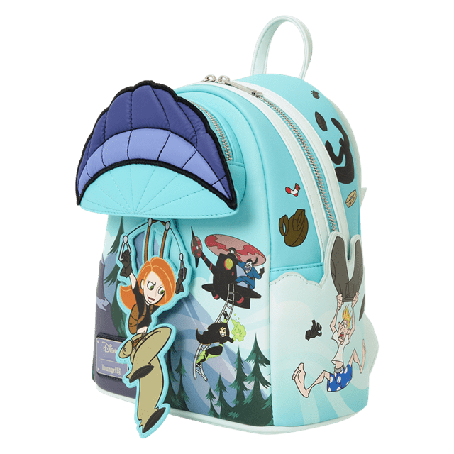 Kim Possible Paragliding Loungefly Mini Backpack - 3