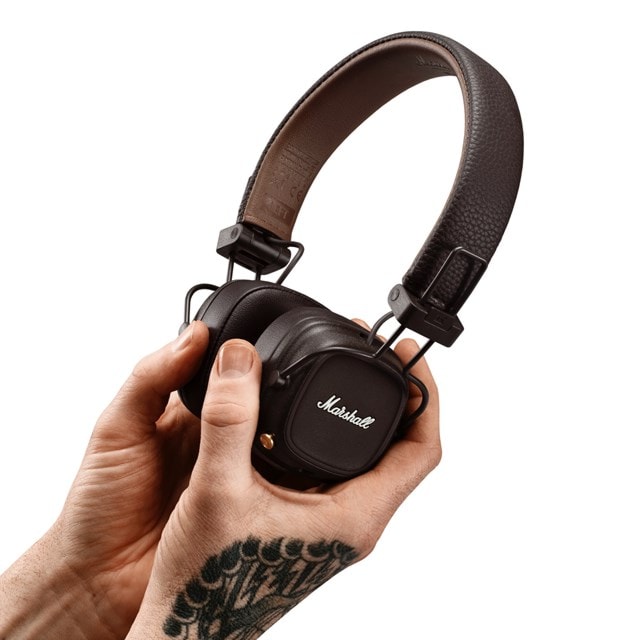 Marshall Major IV Brown Bluetooth Headphones - 7