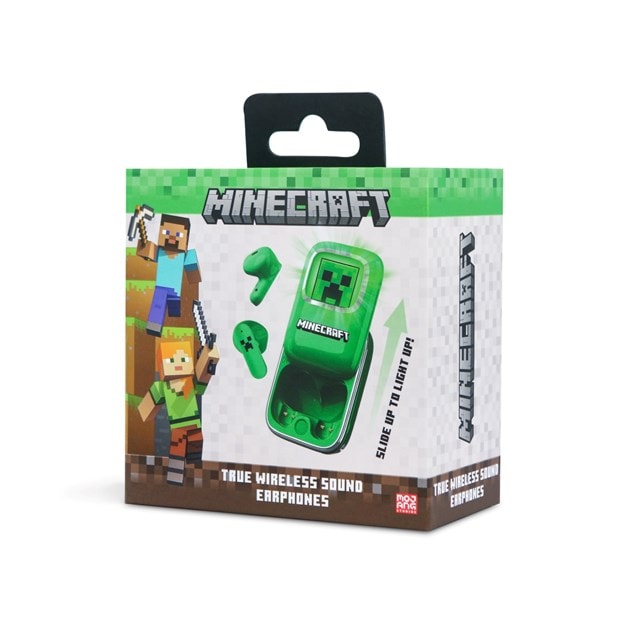 OTL Minecraft Slider Case True Wireless Bluetooth Earphones - 6