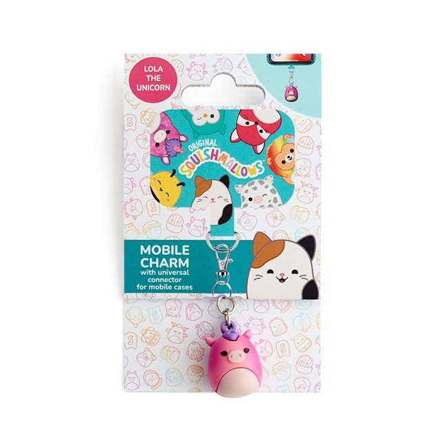 Lazerbuilt Squishmallows Lola the Unicorn Mobile Charm with Connection Pad - 8