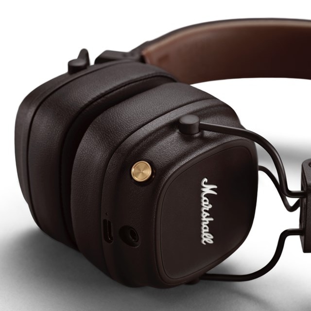 Marshall Major IV Brown Bluetooth Headphones - 3