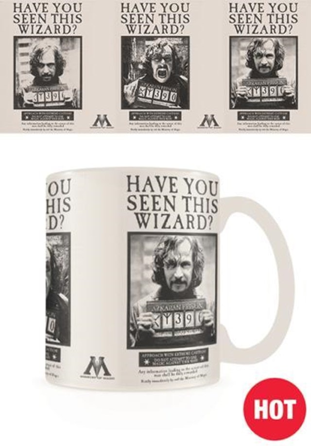 Harry Potter Wanted Sirius Black Heat Change Mug - 1