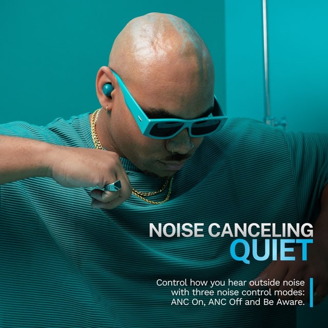 JLab Go Pop ANC Teal Active Noise Cancelling True Wireless Bluetooth Earphones - 2