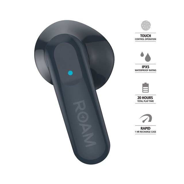 Roam Vega Black True Wireless Bluetooth Earphones - 7