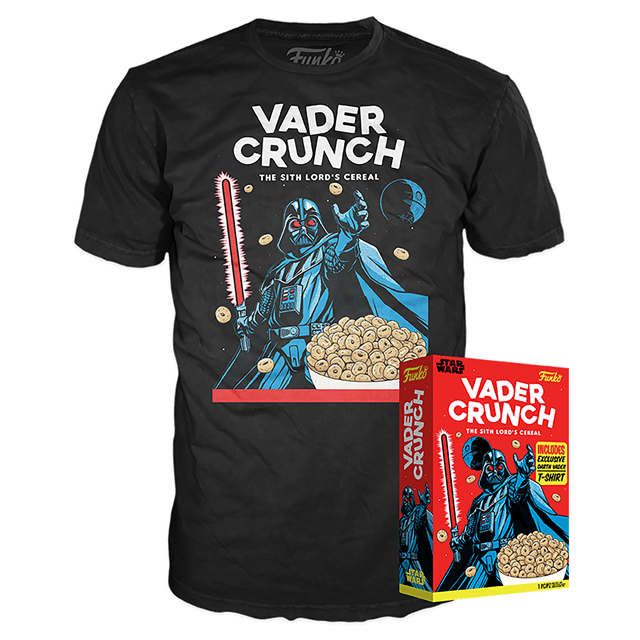 Vader Crunch: Star Wars Funko Cereal Box Tee (Small) - 1