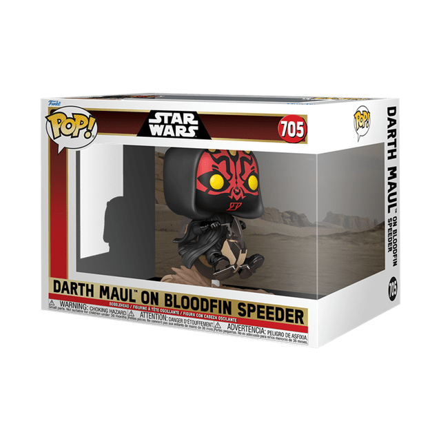 Darth Maul On Bloodfin Speeder 705 Star Wars Phantom Menace Funko Pop Vinyl Ride Deluxe - 2