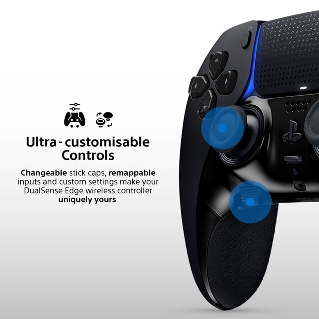 Official PlayStation 5 DualSense Edge Wireless Controller - Midnight Black - 3