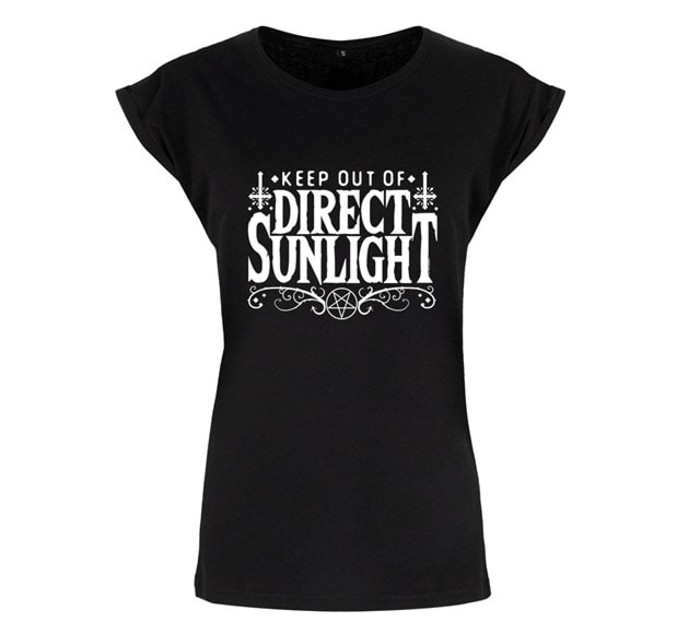 Keep Out Of Direct Sunlight Ladies Fit Tee (Small) - 1
