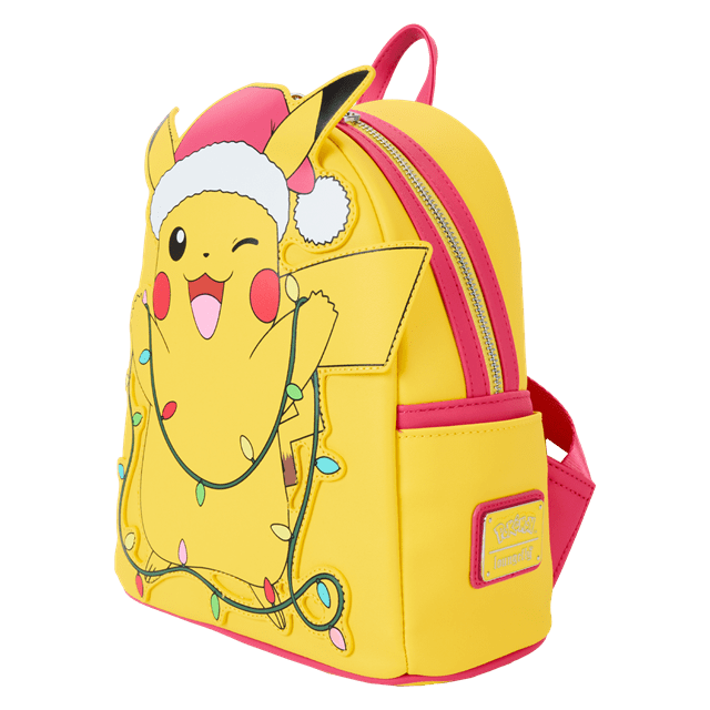 Holiday Pikachu Pokemon Loungefly Mini Backpack - 3