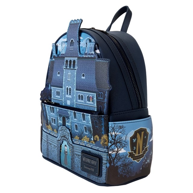 Nevermore Academy Wednesday Loungefly Mini Backpack - 3