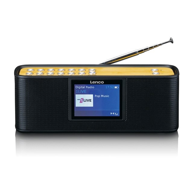 Lenco PDR-045 Black DAB+/FM RADIO & Bluetooth Speaker - 1