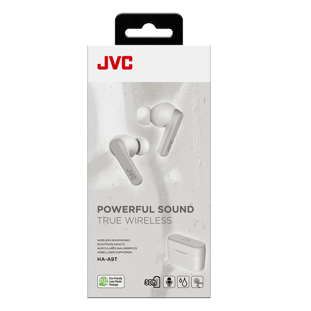 JVC HA-A9T White True Wireless Bluetooth Earphones - 4