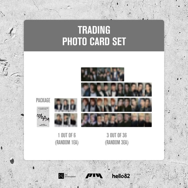 P1Harmony Utopia Live Tour 2025 Trading Photocard Pack | HMV Store