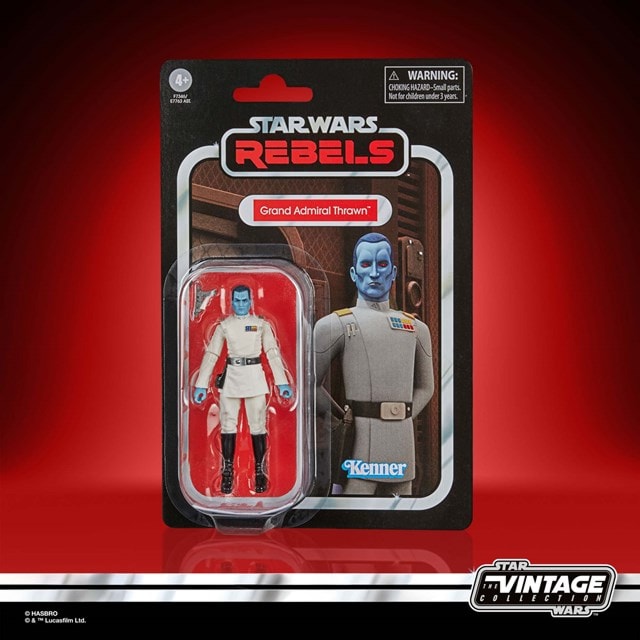 Grand Admiral Thrawn Rebels Star Wars Vintage Collection Action Figure - 2