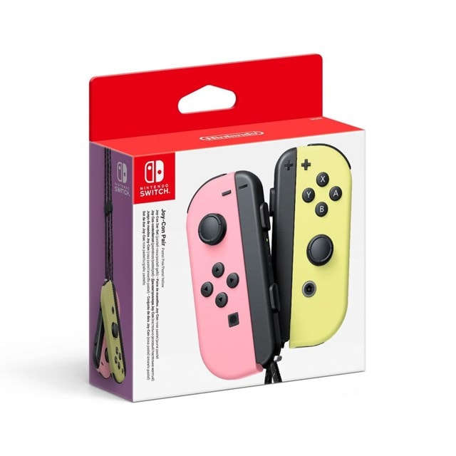 Nintendo Switch Joy Con Pair (Pastel Pink/Yellow) - 1