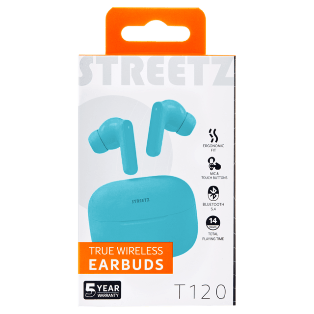 Streetz T120 Blue True Wireless Earphones - 5