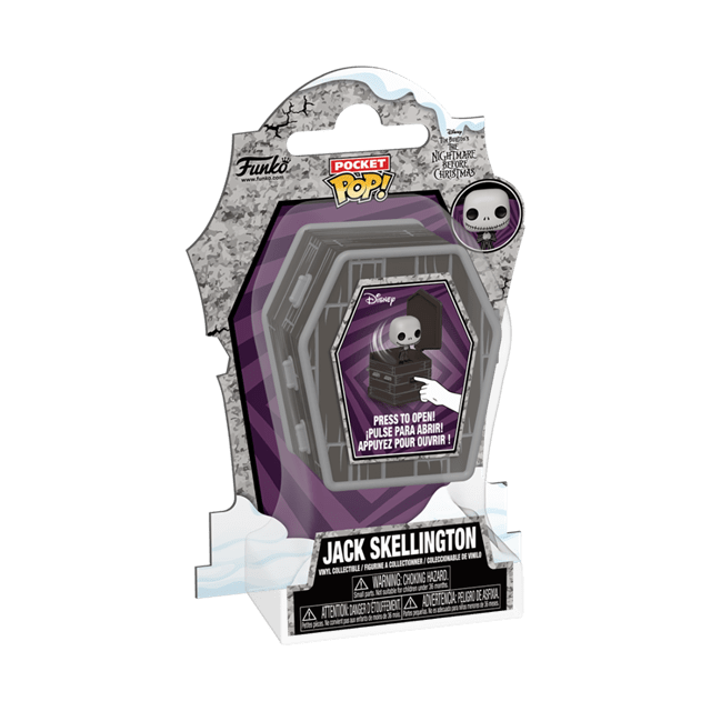 Jack Skellington Nightmare Before Christmas Funko Pop Vinyl Pocket Coffin - 2