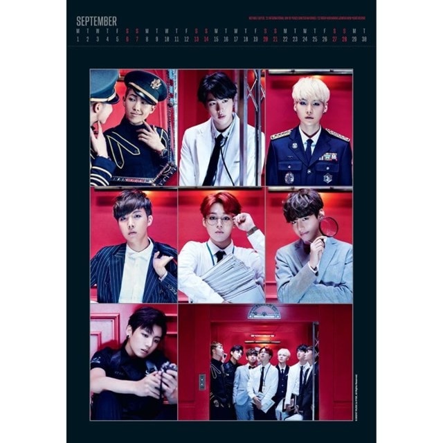 BTS 2025 A3 Deluxe Calendar - 4