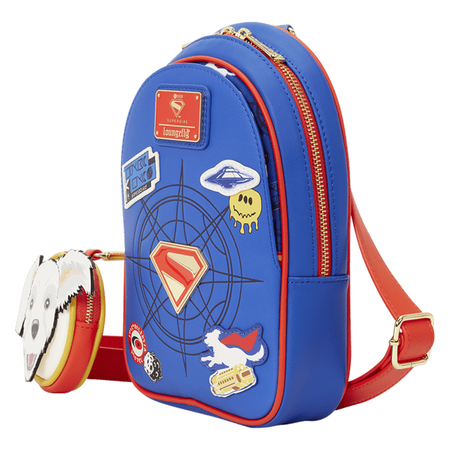 Krypto Supergirl Loungefly Sling Crossbody Bag & Coin Bag - 4